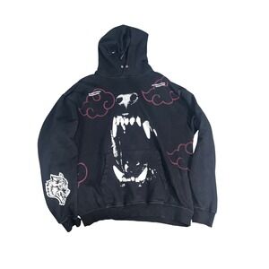 Darc Sport Naruto Akatsuki  Blood Cloud Hoodie size L